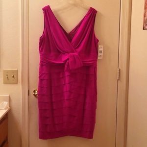Jones Wear dress Fuchsia NWT Size 18W